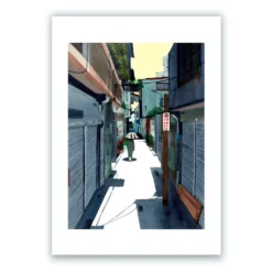Sunshine Alley Giclée Print A5
