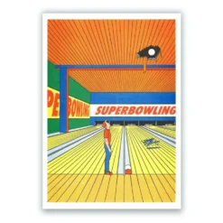 Super Bowling Risograph A3