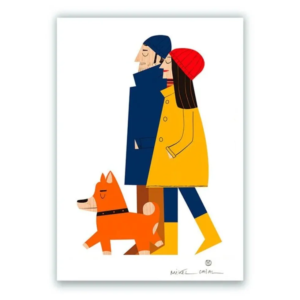 Take a Walk Giclée Print A4