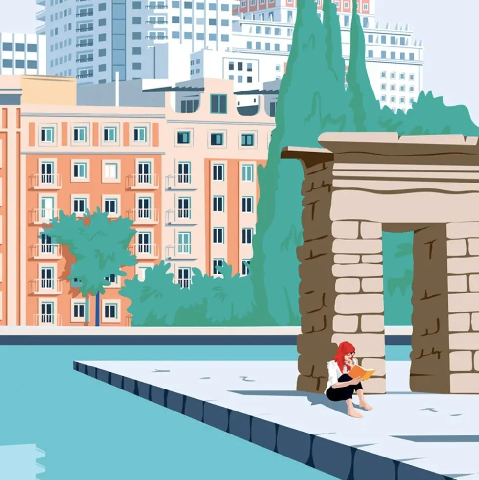 Templo de Debod Giclée Print
