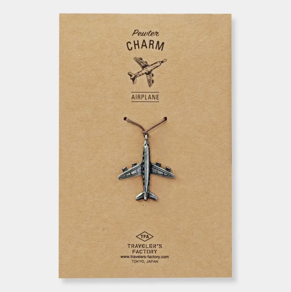 TF Charm Metal Airplane