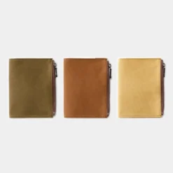 TF Passport Size Cotton Zipper Case Beige - Passport Size