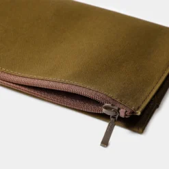 TF Regular Cotton Zipper Case Olive - Regular Size