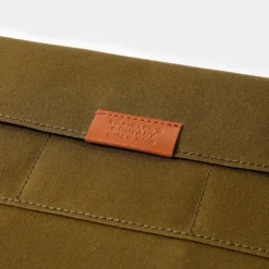 TF Regular Cotton Zipper Case Olive - Regular Size
