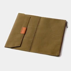 TF Regular Cotton Zipper Case Olive - Regular Size