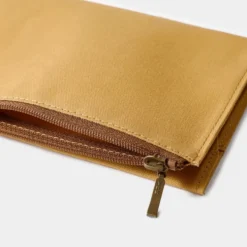 TF Regular Cotton Zipper Case Beige - Regular Size