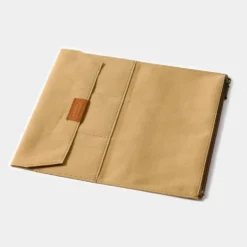 TF Regular Cotton Zipper Case Beige - Regular Size