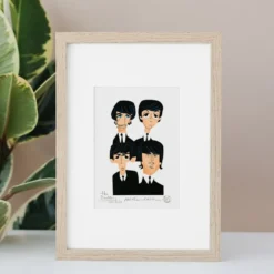 The Beatles Giclée Print A5