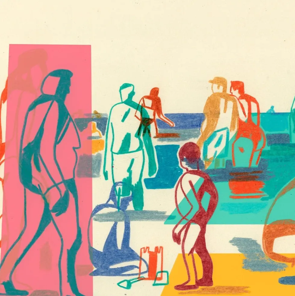 The Shore Of The Beach Giclée Print