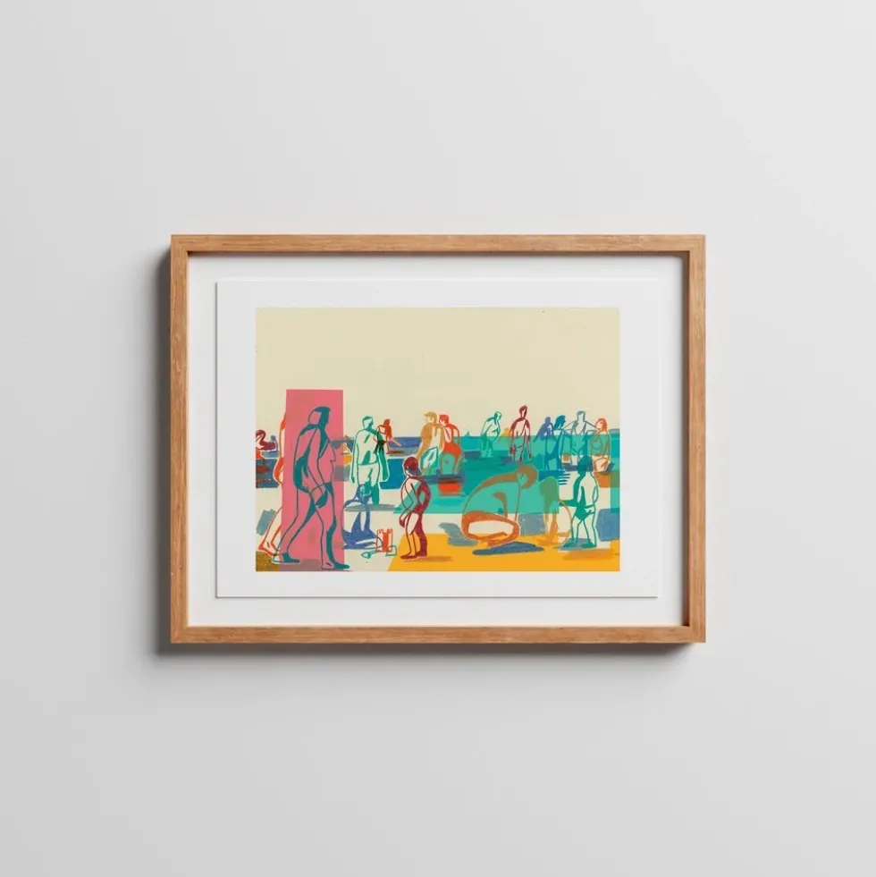The Shore Of The Beach Giclée Print