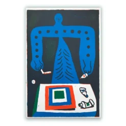 The Square Man 2025 Lithographic Print