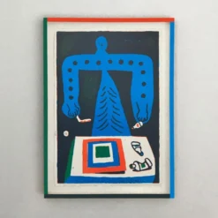 The Square Man 2025 Lithographic Print