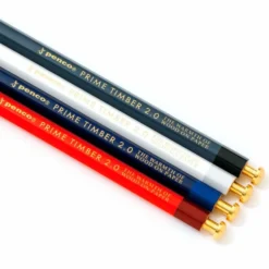 Timber Brass Pencil White