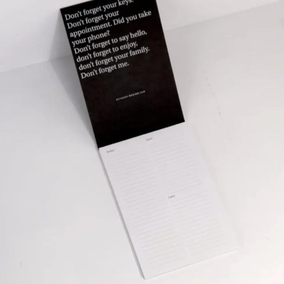 To Do Notepad A5 Black