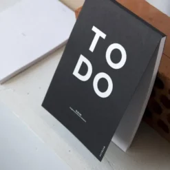 To Do Notepad A5 Black