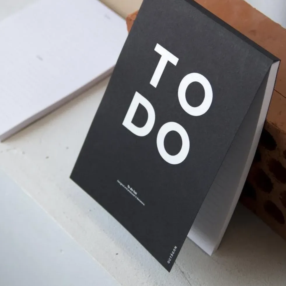 To Do Notepad A5 Black