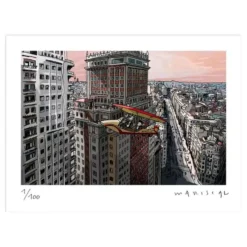 Torre España Fine Art Paper Print