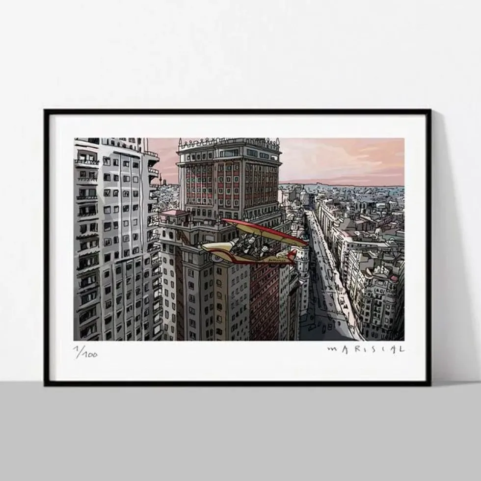 Torre España Fine Art Paper Print