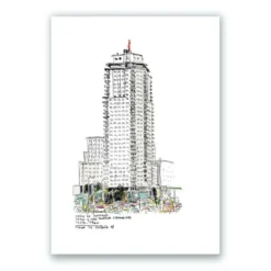 Torre Madrid Giclée Print