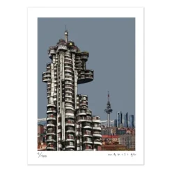 Torres Blancas Fine Art Paper Print