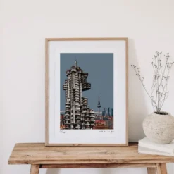 Torres Blancas Fine Art Paper Print