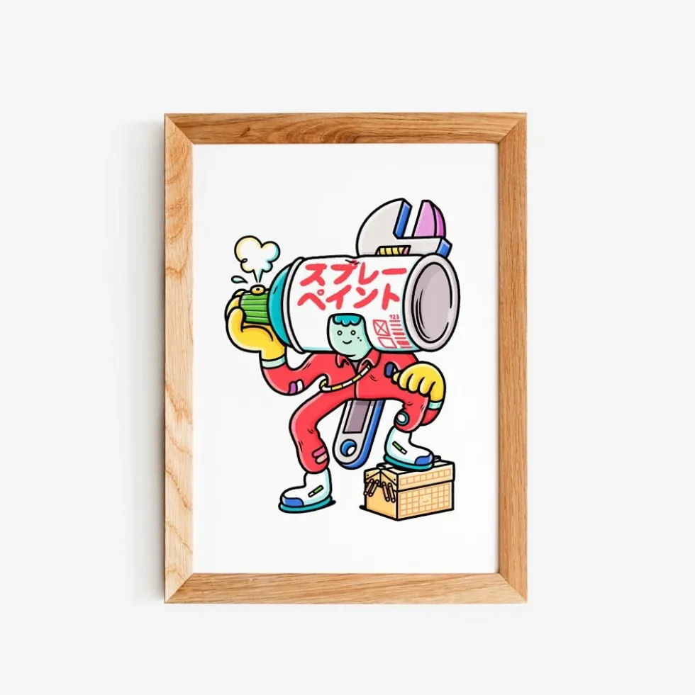 TOSpray Giclée Print