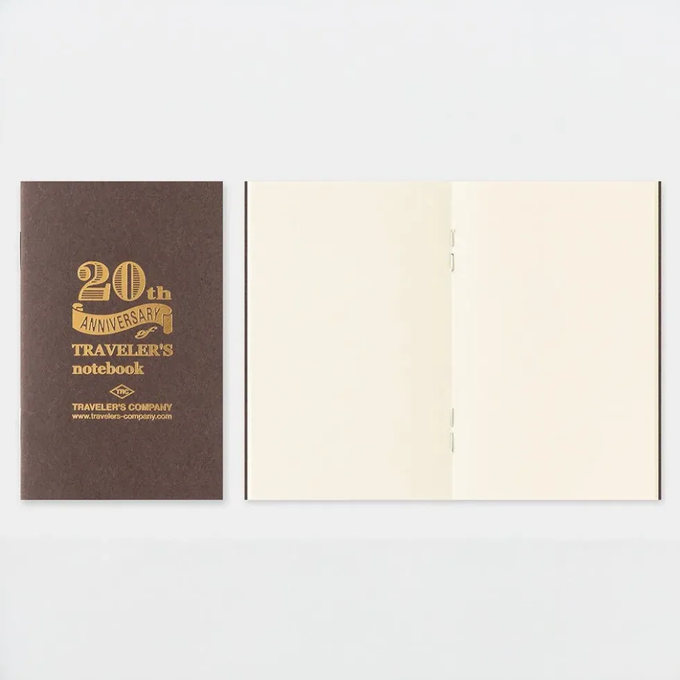 TRAVELER’S notebook Card Size 20th Anniversary Set Brown