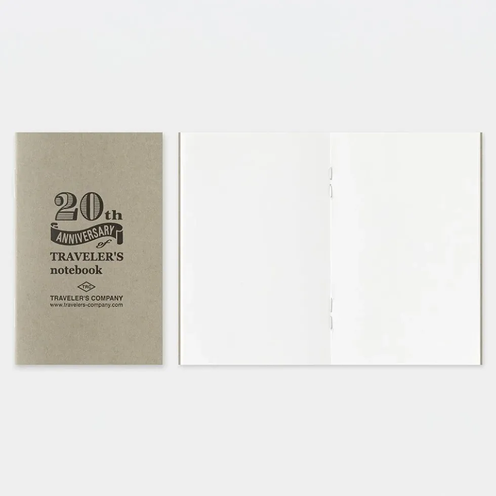 TRAVELER’S notebook Card Size 20th Anniversary Set Brown