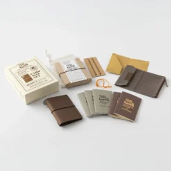 TRAVELER’S notebook Card Size 20th Anniversary Set Brown
