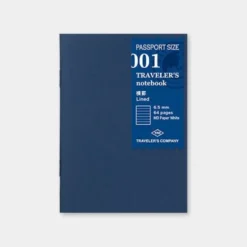 TRAVELER'S notebook Recambio 001 Líneas - Tamaño Pasaporte