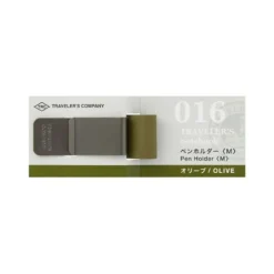 TRAVELER'S notebook Recambio 016 Sujeta Bolígrafo M Olive