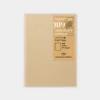 TRAVELER'S notebook Recambio 009 Papel Kraft - Tamaño Pasaporte