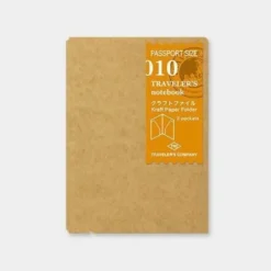 TRAVELER'S notebook Recambio 010 Carpeta Kraft - Tamaño Pasaporte