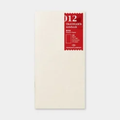 TRAVELER'S notebook Recambio 012 Papel Sketch - Tamaño Regular