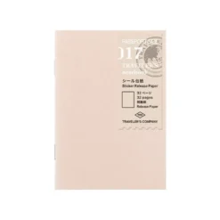 Traveler's Notebook Recambio 017 Papel para Pegatinas - Tamaño Pasaporte