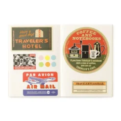 Traveler's Notebook Recambio 017 Papel para Pegatinas - Tamaño Pasaporte