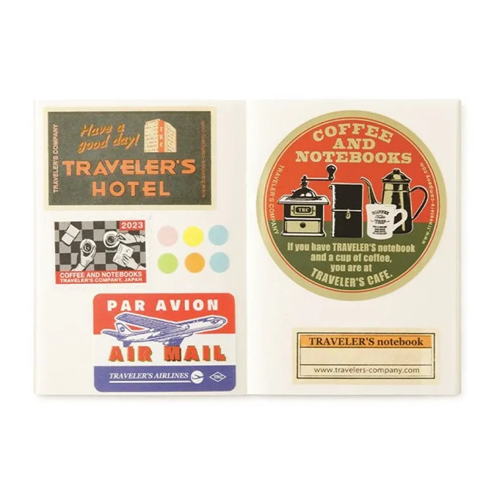 Traveler's Notebook Recambio 017 Papel para Pegatinas - Tamaño Pasaporte