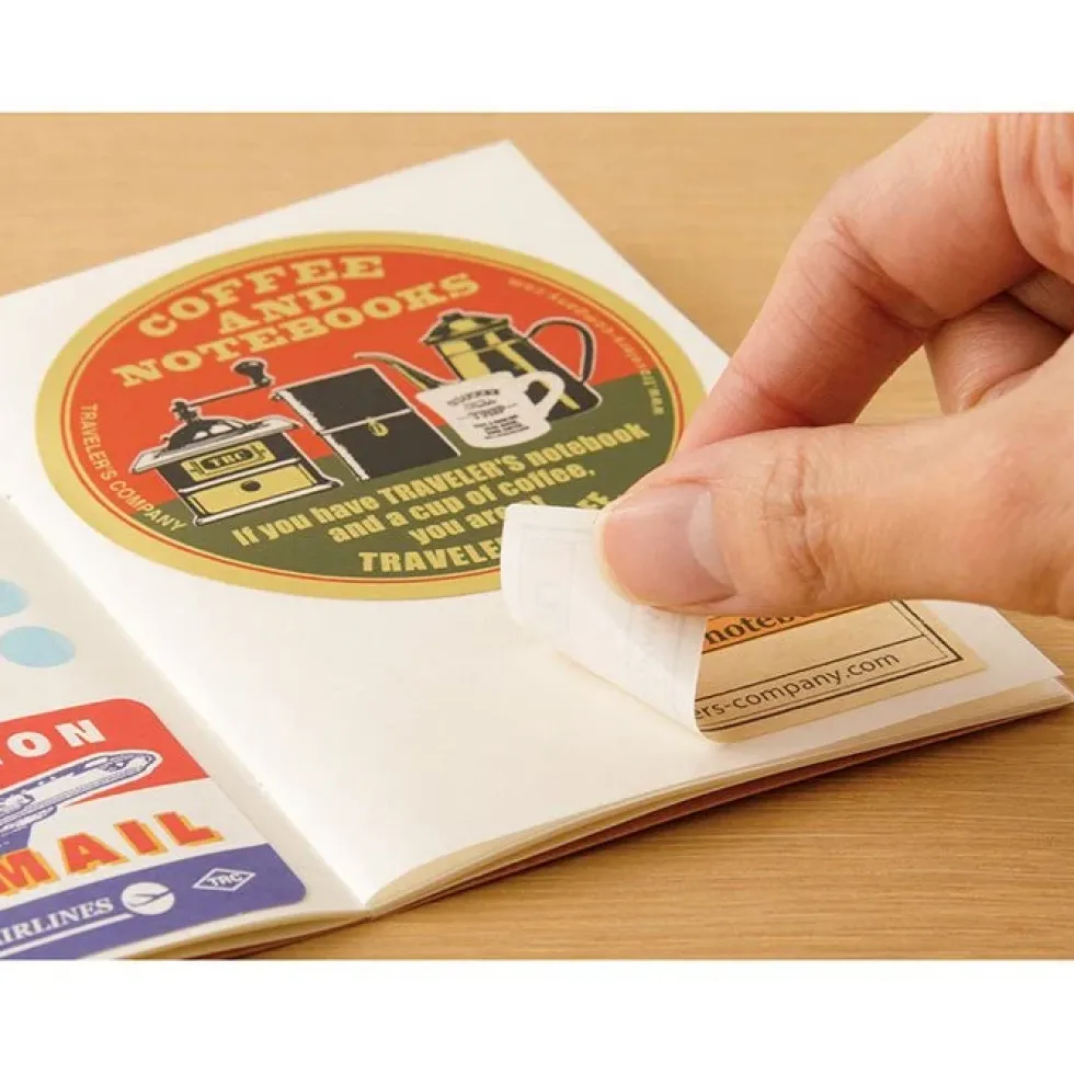 Traveler's Notebook Recambio 017 Papel para Pegatinas - Tamaño Pasaporte