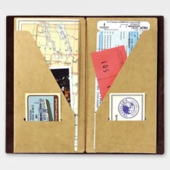 TRAVELER'S notebook Recambio 020 Carpeta Kraft - Tamaño Regular