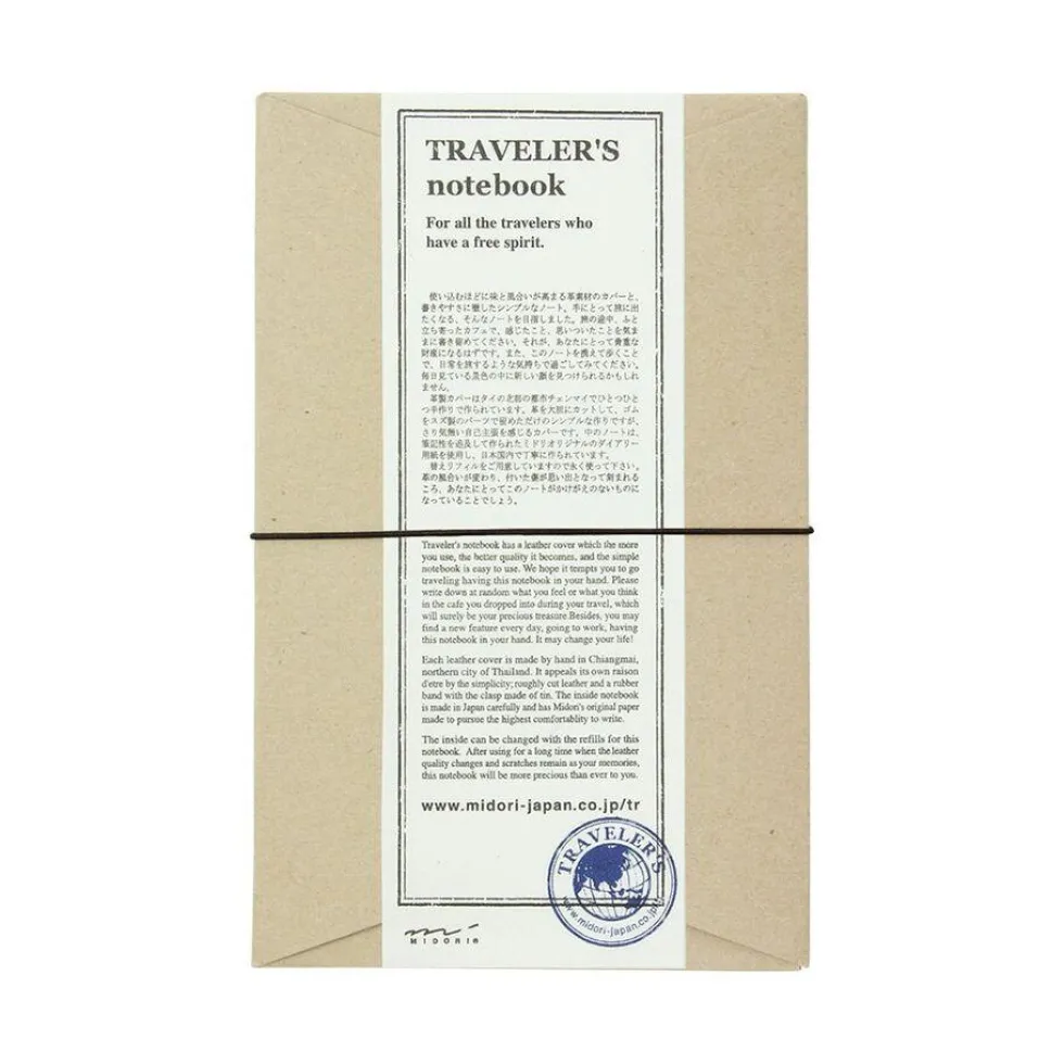 TRAVELER'S notebook - Tamaño Regular Negro