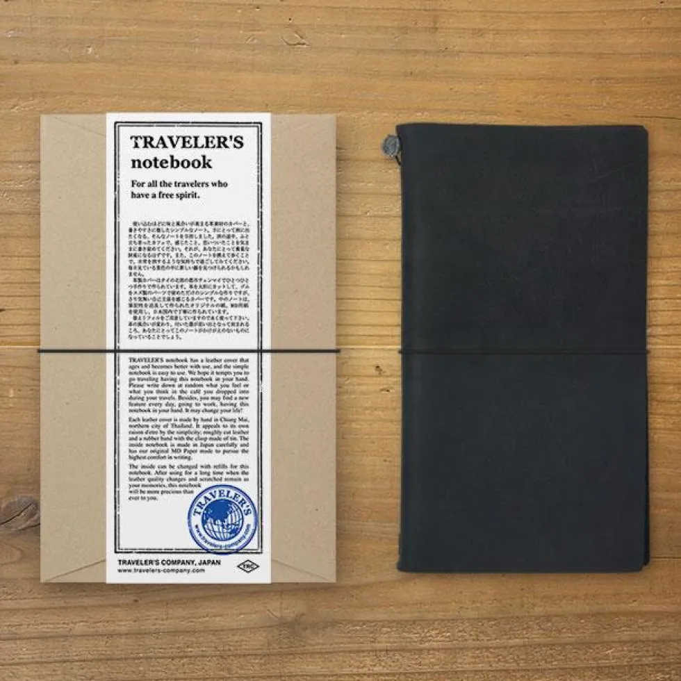 TRAVELER'S notebook - Tamaño Regular Negro