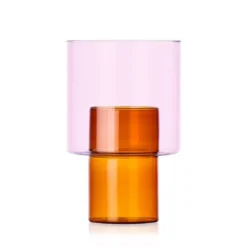 Vase B Amber Pink 60cl Boreale