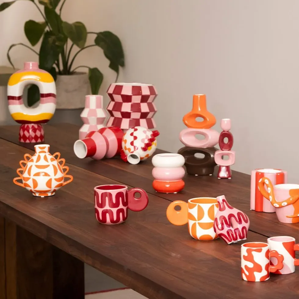 Vase Celestino - Squares & Stripes