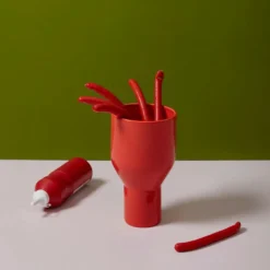 Vase Flowershade Red