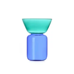 Vase Gelée Light Blue Petrol Small