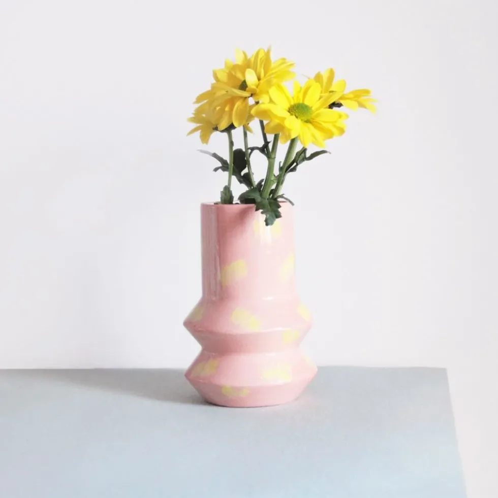 Vase Geo Pink