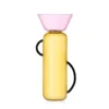 Vase Yellow Pink Big