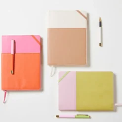 Vegan Leather Pocket Journal Lilac & Matcha