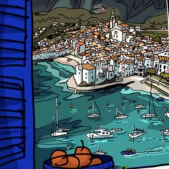 Ventana de Cadaqués Fine Art Print
