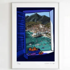 Ventana de Cadaqués Fine Art Print